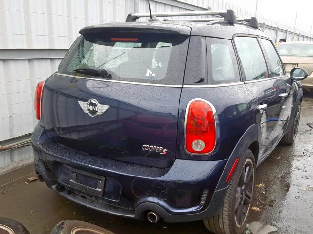 WMWZC5C57BWH99410 - 2011 MINI COOPER S C BLUE photo 4