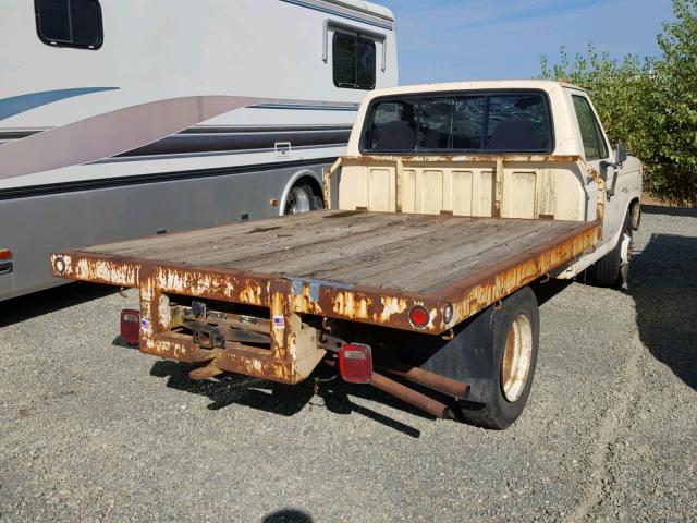 F37ZRHG0198 - 1980 FORD F350 CREAM photo 4