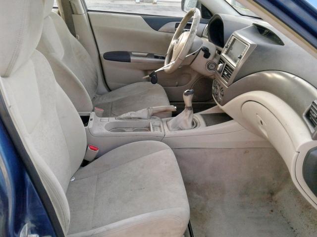 JF1GE616X8G506871 - 2008 SUBARU IMPREZA 2. Azul foto 5