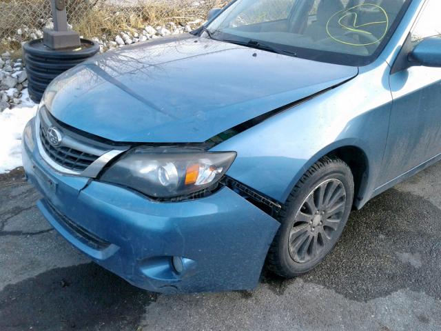 JF1GE616X8G506871 - 2008 SUBARU IMPREZA 2. Azul foto 9