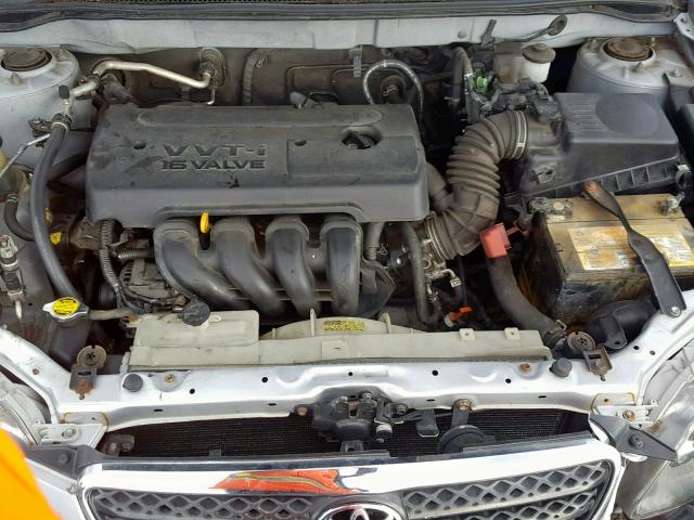 2T1BR32E65C450094 - 2005 TOYOTA COROLLA CE SILVER photo 7