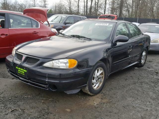 1G2NE52F04M654960 - 2004 PONTIAC GRAND AM S BLACK photo 2