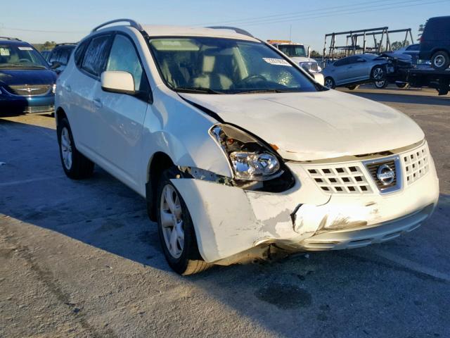 JN8AS58T59W320133 - 2009 NISSAN ROGUE S WHITE photo 1