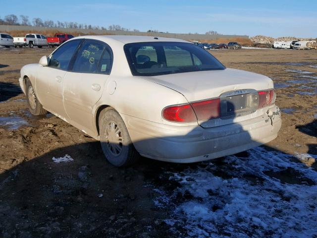 1G4HP52K35U101278 - 2005 BUICK LESABRE CU WHITE photo 3