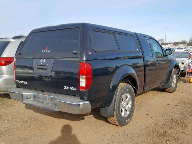1N6AD0CW8BC405224 - 2011 NISSAN FRONTIER S BLACK photo 4
