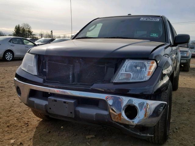 1N6AD0CW8BC405224 - 2011 NISSAN FRONTIER S BLACK photo 9