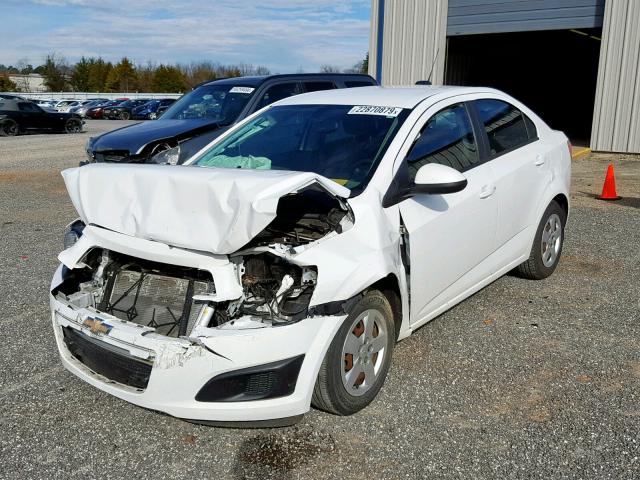 1G1JA5SH9F4155884 - 2015 CHEVROLET SONIC LS 白色 照片 2