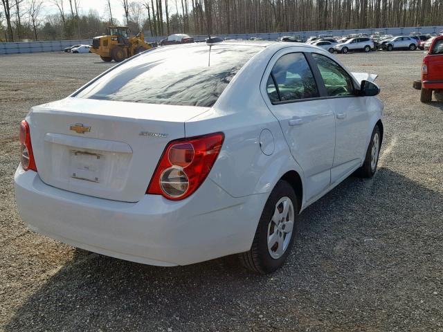 1G1JA5SH9F4155884 - 2015 CHEVROLET SONIC LS 白色 照片 4