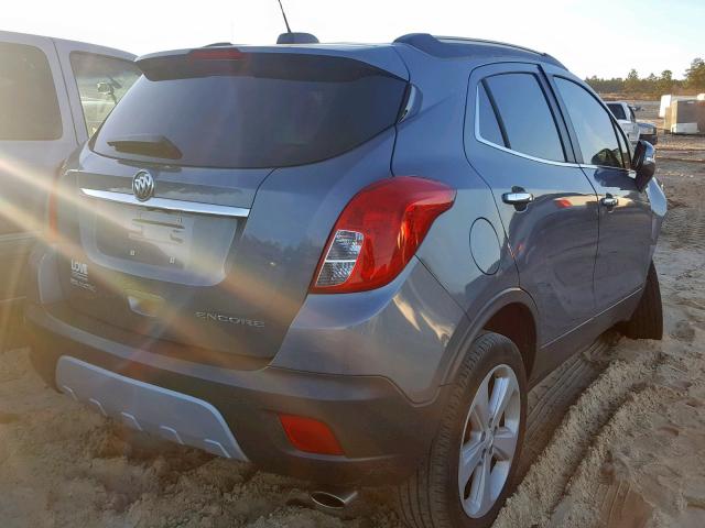 KL4CJASB5FB203584 - 2015 BUICK ENCORE SILVER photo 4