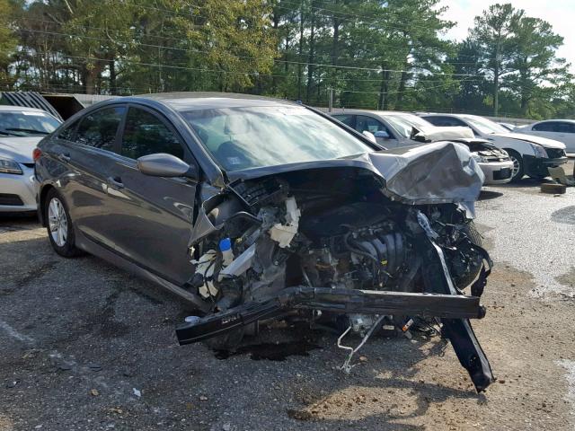 5NPEB4AC0EH849376 - 2014 HYUNDAI SONATA GLS GRAY photo 1