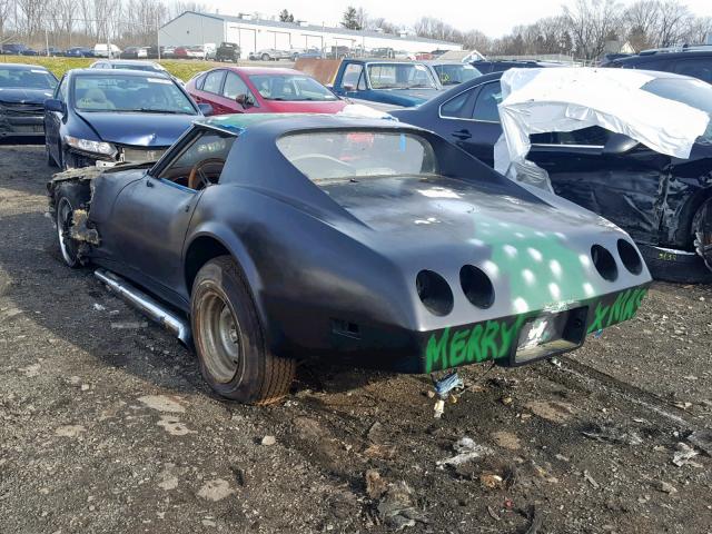 1Z37J4S429074 - 1974 CHEVROLET CORVETTE BLUE photo 3