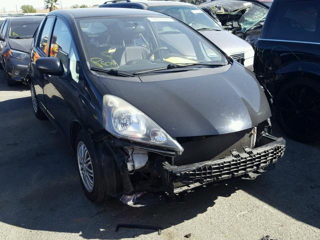 JHMGE88219S007477 - 2009 HONDA FIT BLACK photo 1