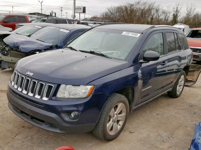 1C4NJDBB8CD650944 - 2012 JEEP COMPASS SP ლურჯი ფოტო 2