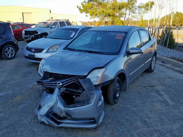 3N1AB6APXAL647946 - 2010 NISSAN SENTRA 2.0 GRAY photo 2