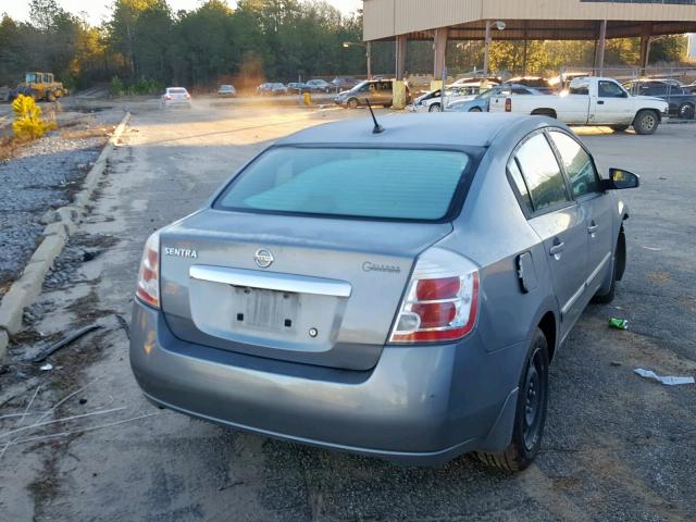 3N1AB6APXAL647946 - 2010 NISSAN SENTRA 2.0 GRAY photo 4