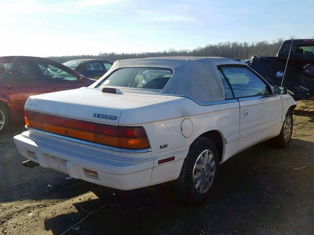 1C3EU4531SF592369 - 1995 CHRYSLER LEBARON GT WHITE photo 4