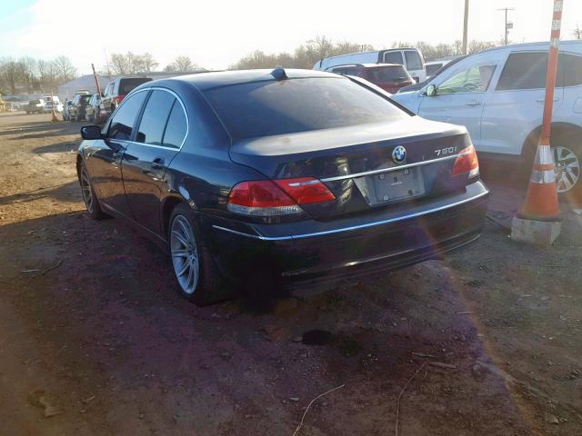 WBAHL83556DT03337 - 2006 BMW 750 I WHITE photo 3