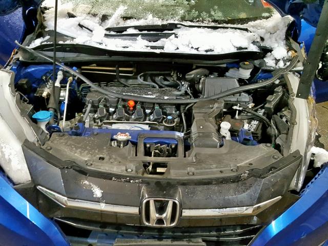 3CZRU6H50JM725959 - 2018 HONDA HR-V EX BLUE photo 7