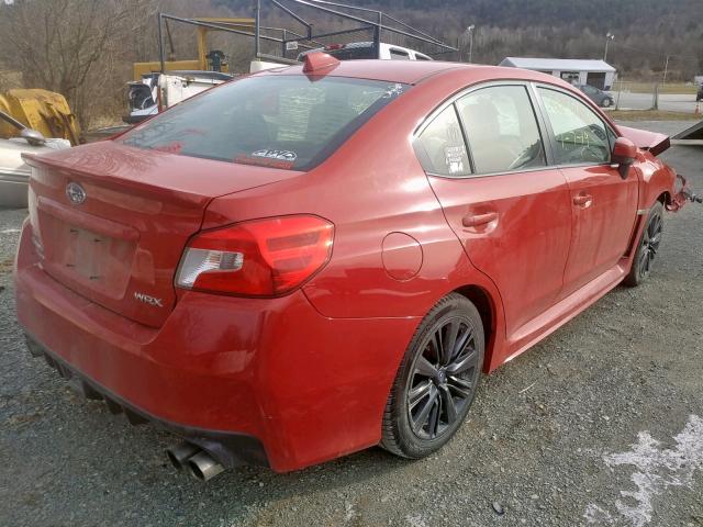 JF1VA1J68F8813498 - 2015 SUBARU WRX LIMITE RED photo 4