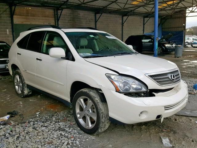 JTJHW31U882055975 - 2008 LEXUS RX 400H WHITE photo 1