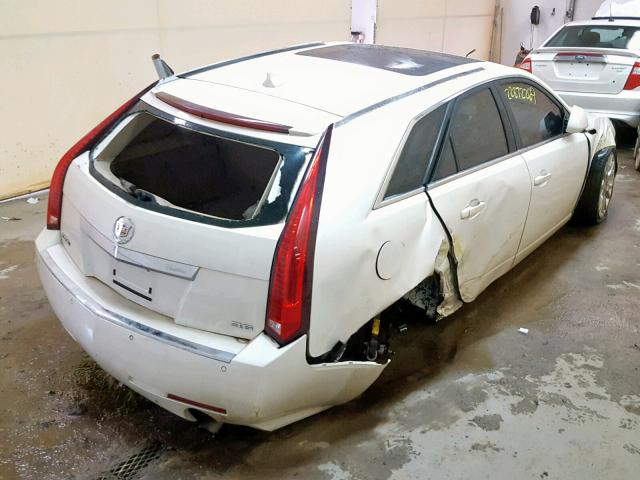 1G6DP8EV3A0120914 - 2010 CADILLAC CTS PREMIU WHITE photo 4