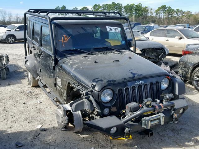 1C4BJWDG5FL557297 - 2015 JEEP WRANGLER U BLACK photo 1