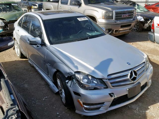 WDDGF4HB0CA620989 - 2012 MERCEDES-BENZ C 250 SILVER photo 1