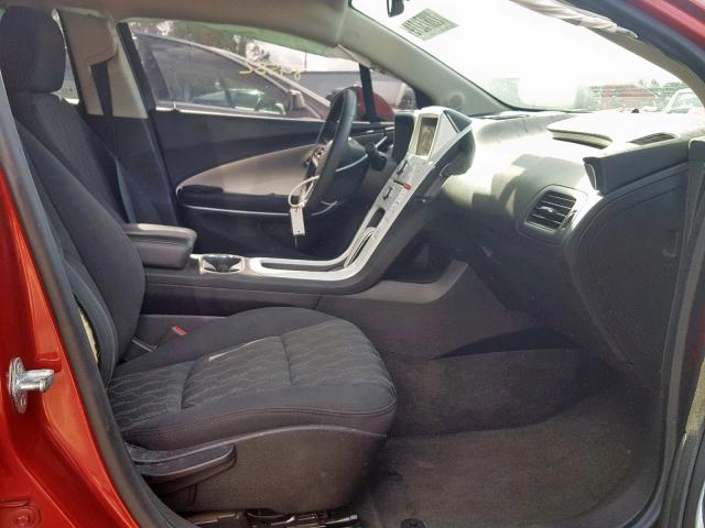 1G1RA6E47CU121097 - 2012 CHEVROLET VOLT წითელი ფოტო 5