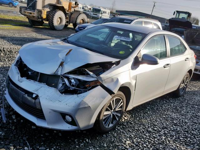 5YFBURHE1GP475707 - 2016 TOYOTA COROLLA L SILVER photo 2