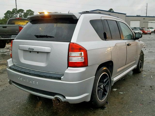 1J8FT47W48D680677 - 2008 JEEP COMPASS SP ვერცხლისფერი ფოტო 4