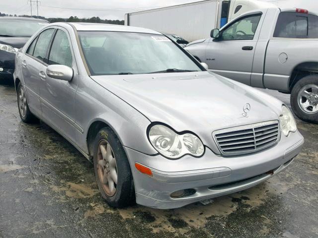 WDBRF61J63F364438 - 2003 MERCEDES-BENZ C 240 SILVER photo 1