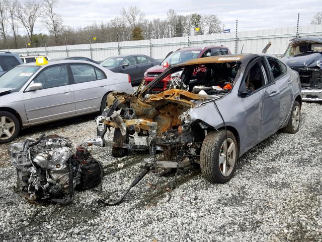 1C3CDFBA3GD584489 - 2016 DODGE DART SXT 银色 照片 2