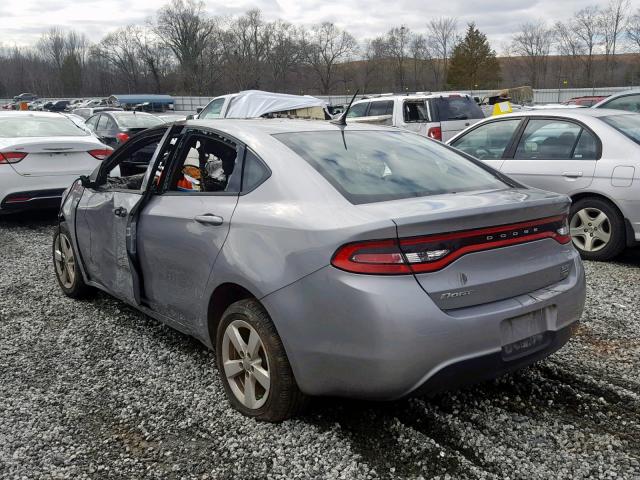 1C3CDFBA3GD584489 - 2016 DODGE DART SXT 银色 照片 3