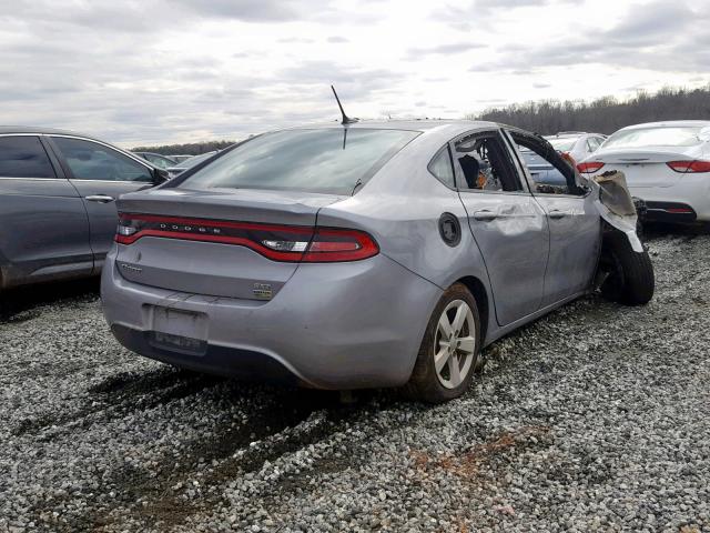 1C3CDFBA3GD584489 - 2016 DODGE DART SXT 银色 照片 4