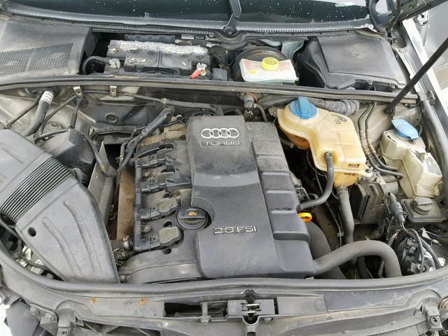 WAUDF68E35A420028 - 2005 AUDI A4 2.0T QU GRAY photo 7