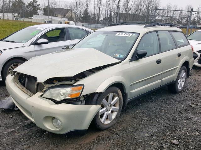 4S4BP61C067357447 - 2006 SUBARU LEGACY OUT BEIGE photo 2