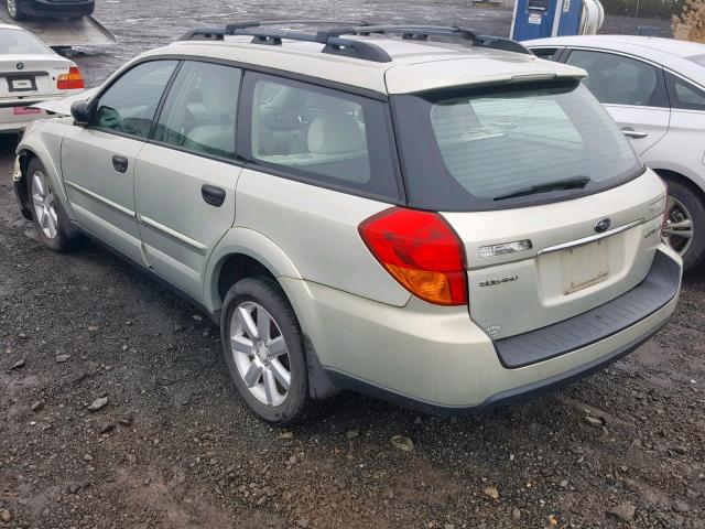 4S4BP61C067357447 - 2006 SUBARU LEGACY OUT BEIGE photo 3