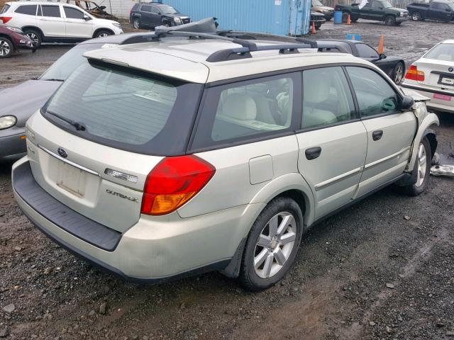 4S4BP61C067357447 - 2006 SUBARU LEGACY OUT BEIGE photo 4