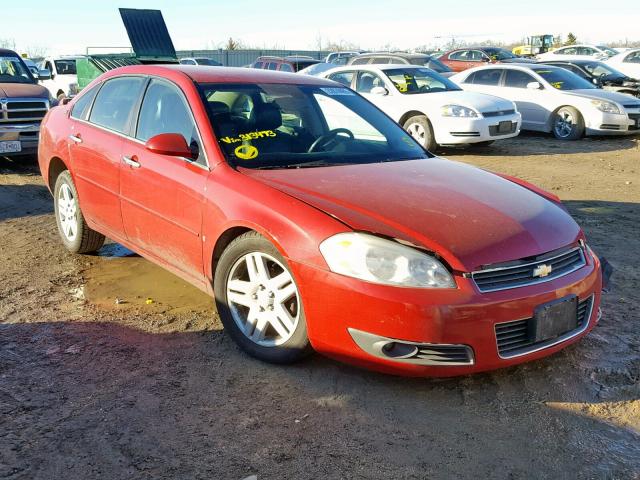 2G1WU58R779313473 - 2007 CHEVROLET IMPALA LTZ RED photo 1