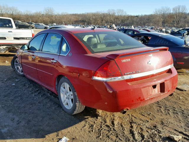 2G1WU58R779313473 - 2007 CHEVROLET IMPALA LTZ RED photo 3