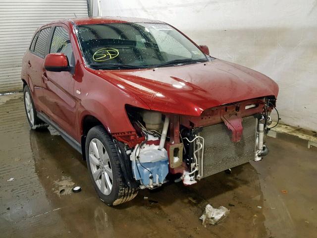 4A4AR3AWXFE028844 - 2015 MITSUBISHI OUTLANDER RED photo 1