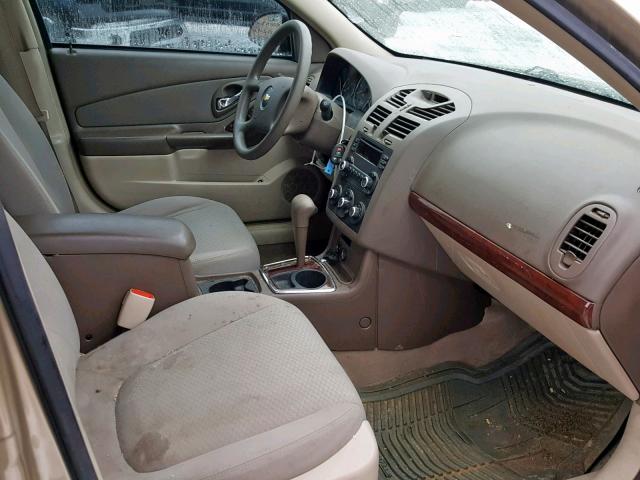 1G1ZS58F97F196317 - 2007 CHEVROLET MALIBU LS TAN photo 5