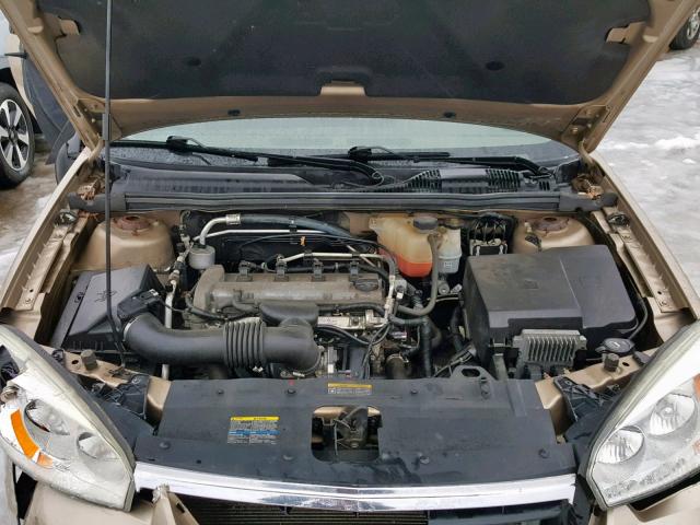 1G1ZS58F97F196317 - 2007 CHEVROLET MALIBU LS TAN photo 7