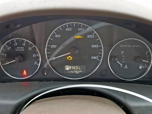 1G1ZS58F97F196317 - 2007 CHEVROLET MALIBU LS TAN photo 8