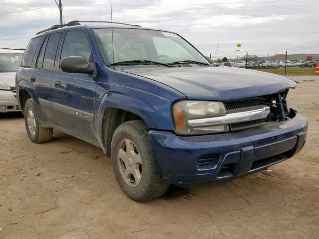 1GNDT13S532353703 - 2003 CHEVROLET TRAILBLAZE BLUE photo 1