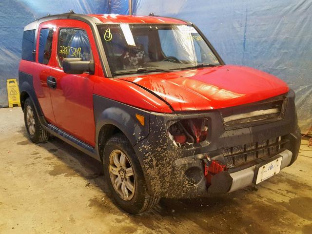 5J6YH27676L000077 - 2006 HONDA ELEMENT EX RED photo 1