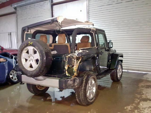 1J4AA5D10BL593646 - 2011 JEEP WRANGLER S 黑色 照片 4