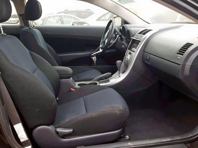 JTKDE177070184953 - 2007 TOYOTA SCION TC შავი ფოტო 5
