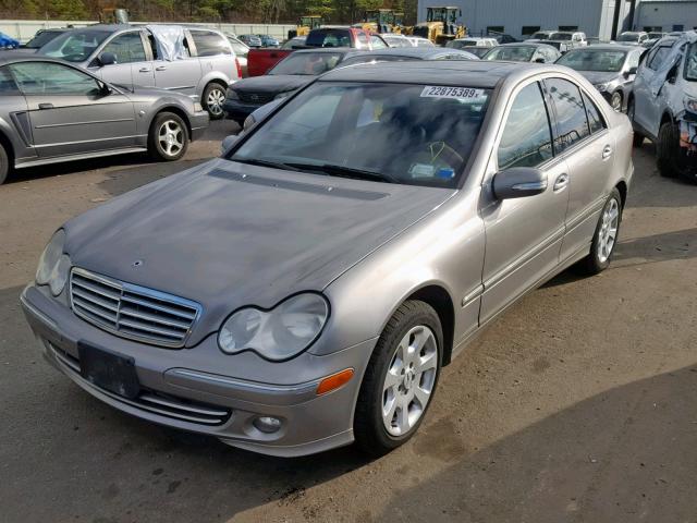 WDBRF92H86F754927 - 2006 MERCEDES-BENZ C GENERATI SILVER photo 2