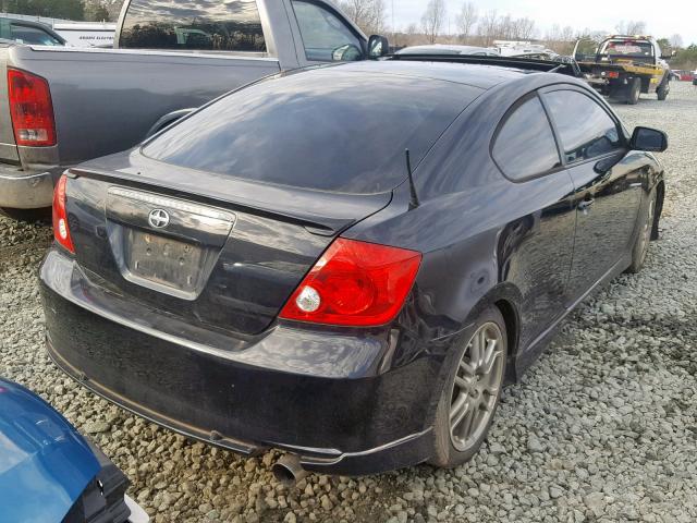 JTKDE177560064242 - 2006 TOYOTA SCION TC შავი ფოტო 4